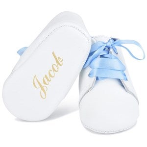 Personalized Leather Baby Boy Shoes