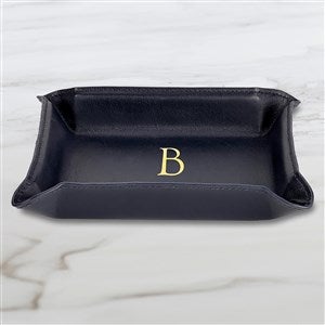 Personalized Leather Valet Tray  - 47300D
