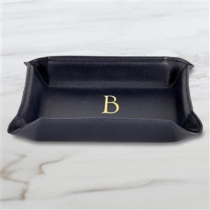 Personalized Leather Valet Tray - 47300D