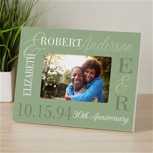 Eternal Love Personalized Anniversary Picture Frame - 4x6 - Horizontal