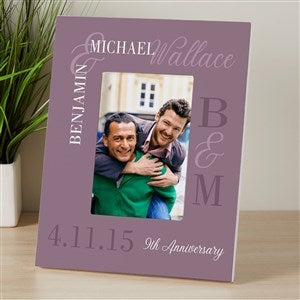 Eternal Love Personalized Anniversary Picture Frame - 4x6 - Vertical