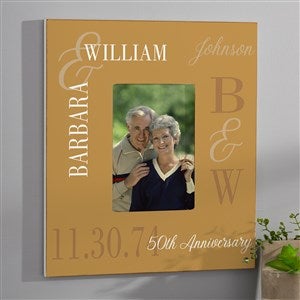 Eternal Love Personalized Anniversary Picture Frame - 5x7 - Vertical