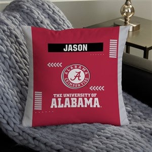 NCAA Alabama Crimson Tide Classic Personalized Throw Pillow