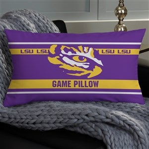 NCAA Louisiana State University Classic Personalized Lumbar Throw Pillow