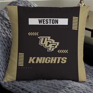 NCAA UCF Knights Classic Personalized 18 Throw Pillow