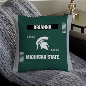 NCAA Michigan State Spartans Classic Personalized 14 Throw Pillow