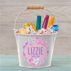 Barbie Sweet Vibes Personalized Treat Bucket - White