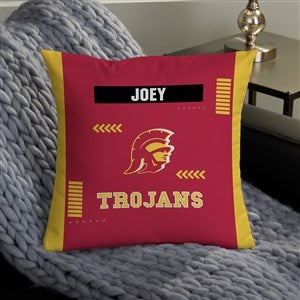 NCAA USC Trojans Classic Personalized 14 Throw Pillow