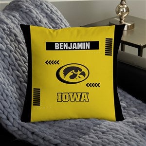 NCAA Iowa Hawkeyes Classic Personalized 14 Throw Pillow
