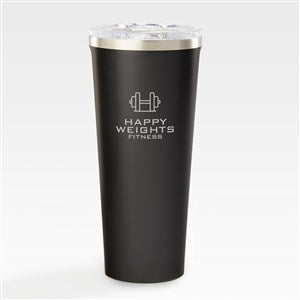 Personal Logo Corkcicle 24oz Large Tumbler- Black  - 47433