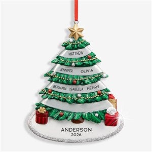 Our Family Tree Personalized Christmas Ornament - #47471
