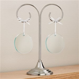 Showcase Silver Double Ornament Stand