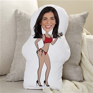 Babe Personalized Photo Character Throw Pillow