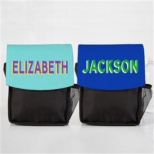 Shadow Name Personalized Lunch Bag