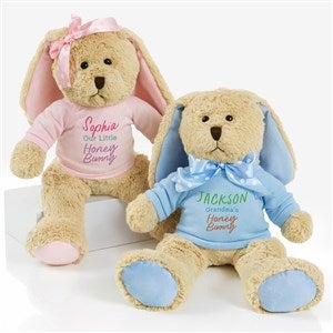 Honey Bunny Personalized Plush Easter Bunny  - 47781