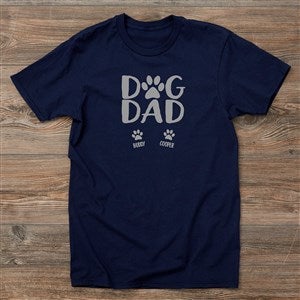Dog Dad Personalized Hanes® Adult T-Shirt