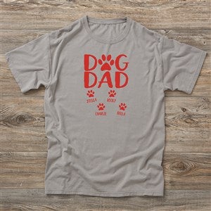 Dog Dad Personalized Hanes® Adult ComfortWash? T-Shirt