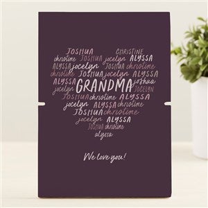 Grateful Heart Personalized Story Board Plaque