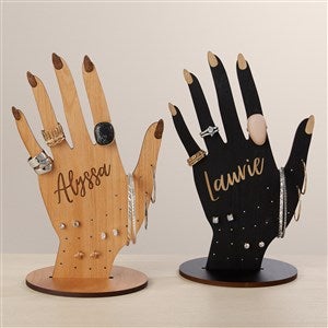 Wooden Hand Personalized Jewelry Holder  - 47938