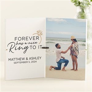 We're Engaged Personalized Story Board Plaque - 47945