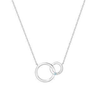 Custom Birthstone Circle Necklace