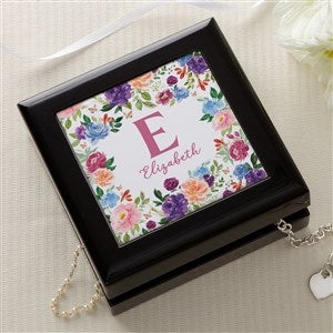 Forever Floral Personalized Jewelry Box - 47975