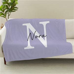 Signature Initial Personalized Blankets - 48082