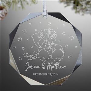 Precious Moments® Just Married Premium Engraved Ornament  - 48327