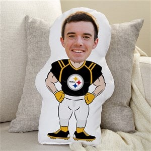 Pittsburgh Steelers Personalized Photo Football Character Pillow
