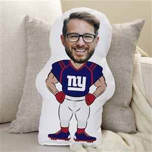 New York Giants Personalized Photo Football Character Pillow