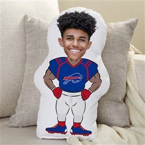 Buffalo Bills Personalized Photo Football Character Pillow
