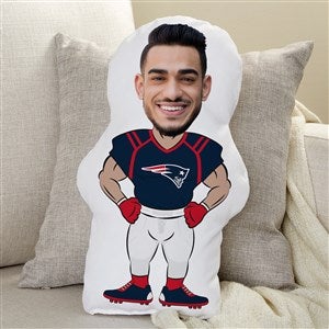 New England Patriots Personalized Photo Football Character Pillow
