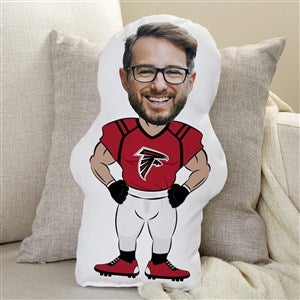 Atlanta Falcons Personalized Photo Football Character Pillow
