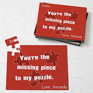 Missing Piece Personalized 25 Piece Puzzle