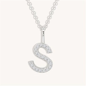 Personalized Initial Pendant Necklace  - 49089D