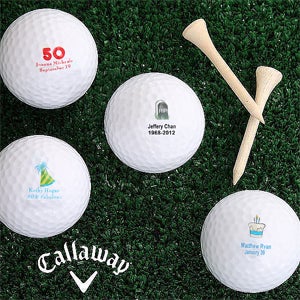 Birthday Cheer Golf Ball Set - Callaway® Warbird Plus