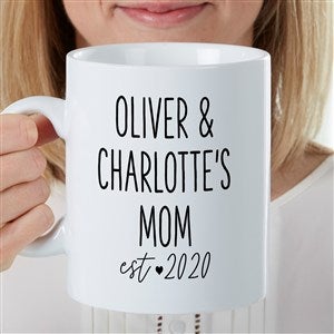 Her Year Established Personalized 30 oz. Oversized Coffee Mug - 49300