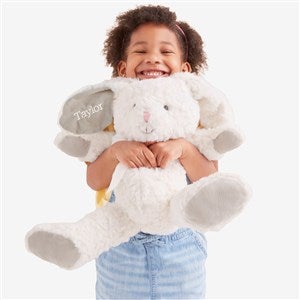 Simply Sweet Personalized Large White Plush Bunny   - 49325