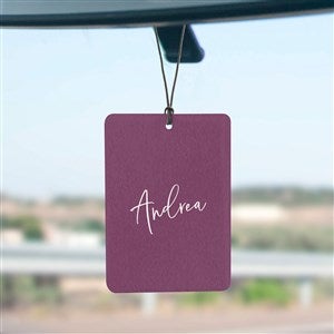 Trendy Script Name Personalized Car Air Freshener  - 49369