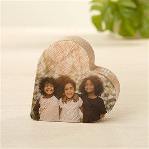 No Place Like Home Personalized Wood Heart Keepsake Gift - Small
