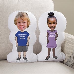 Favorite Kids Personalized Photo Character Throw Pillow  - 49698