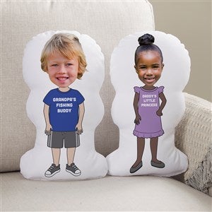 Favorite Kids Personalized Photo Character Throw Pillow - 49698