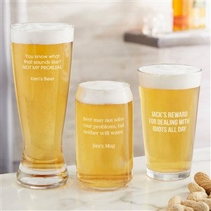 Engraved Beer Glass Collection For Him - 49701