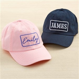 Classic Kids Embroidered Name Patch Baseball Cap  - 49749