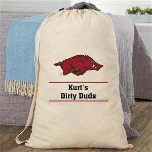 NCAA Arkansas Razorbacks Personalized Laundry Bag