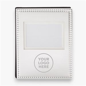 Engraved Logo Silver Beaded Mini Photo Album - 50042