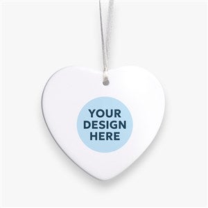Personalized Logo Heart Ornament - 50054