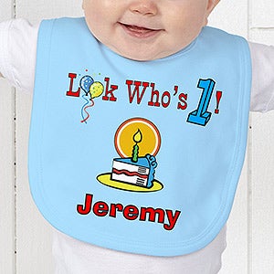 Personalized Baby Bib - Birthday Kid