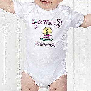 Birthday Kid Personalized Baby Bodysuit