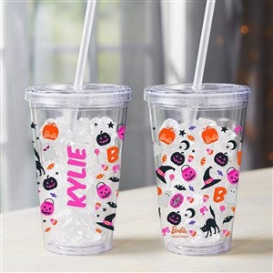 Barbie Personalized Halloween Acrylic Tumbler - 17 oz
